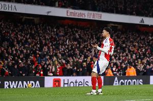 mk体育APP-恩瓦内里是本季五大联赛参与10粒进球第二年轻球员，仅次于亚马尔